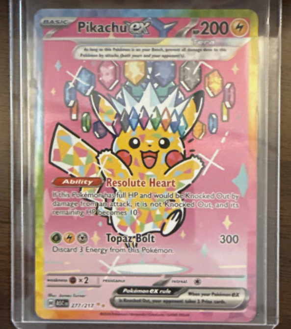 2026 Pokemon Ascended Heroes #277/217 Pikachu ex Special Illustration Rare