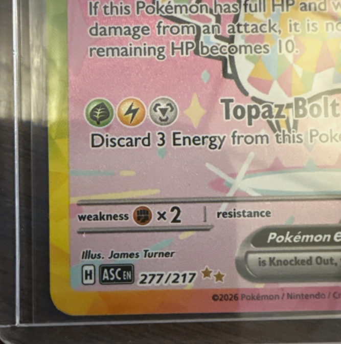 2026 Pokemon Ascended Heroes #277/217 Pikachu ex Special Illustration Rare