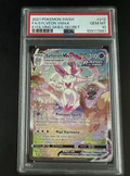2021 POKEMON EVOLVING SKIES SECRET FULL ART #212 SYLVEON VMAX PSA 10